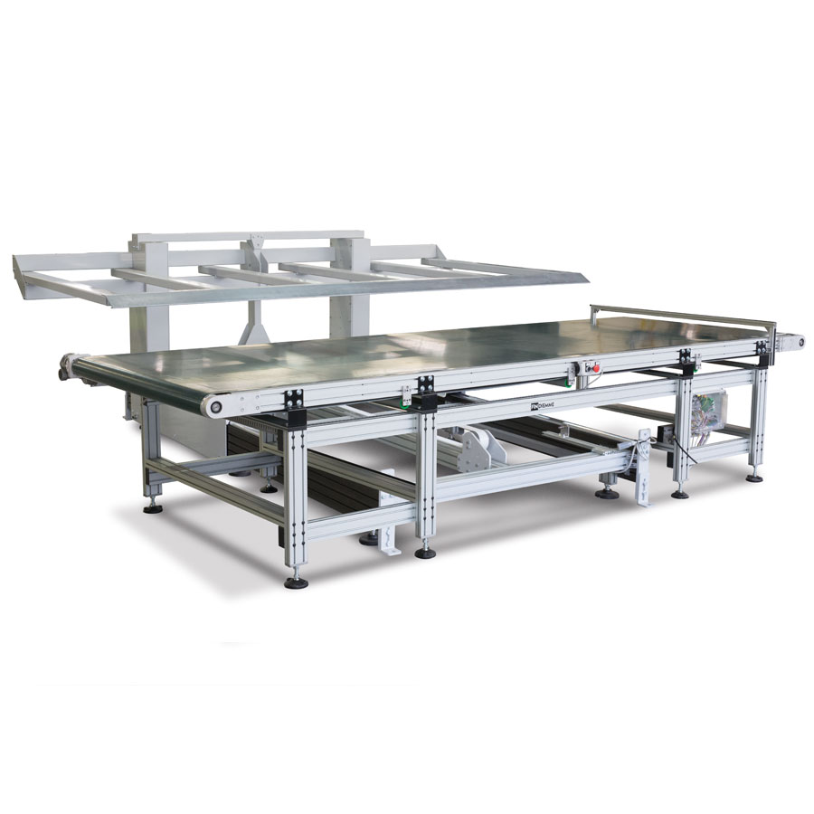 Shelf System and Conveyor Belt Panel_Laminating_-_Liquid_Bead
